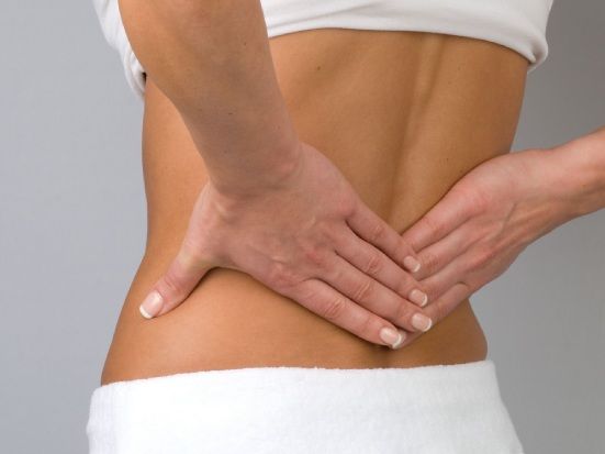 postura della schiena corretta